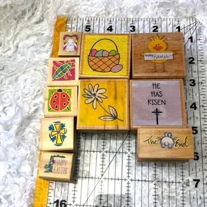 Wooden stamps - Easter bundle